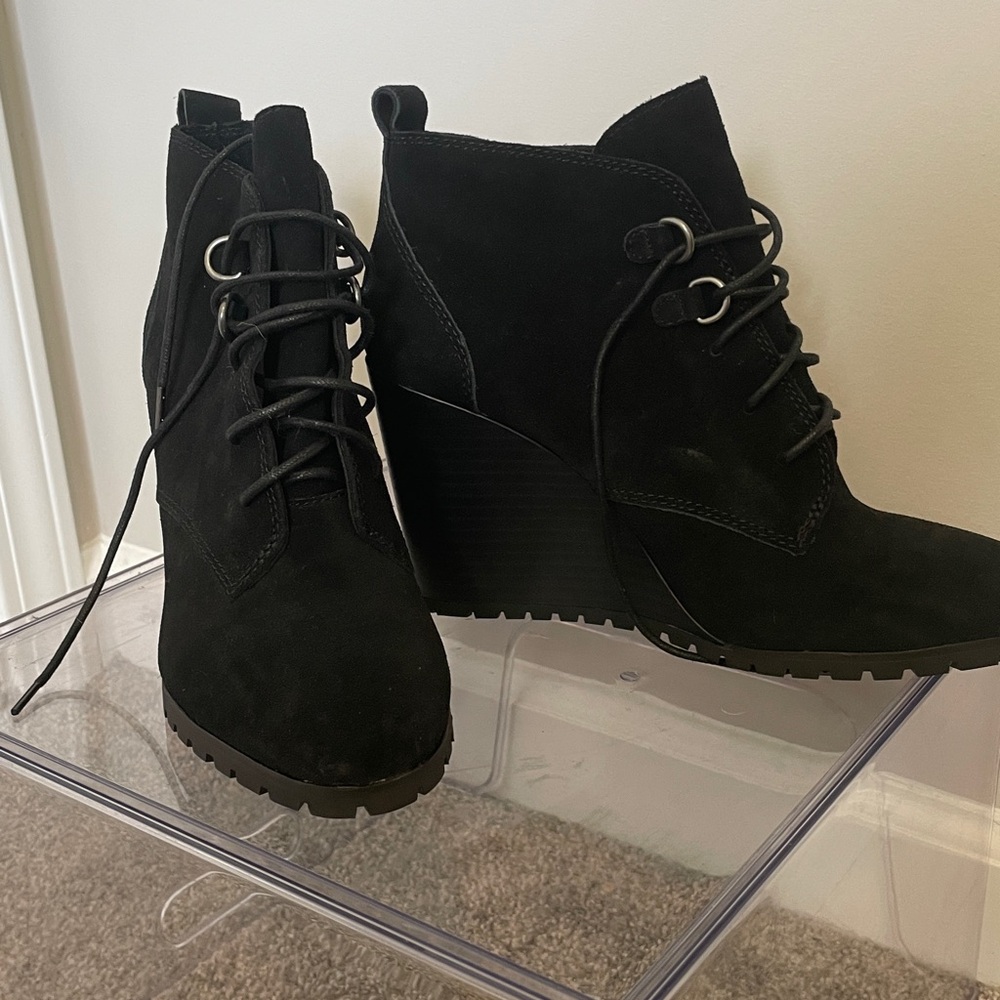 Splendid Black Leather Footwear
